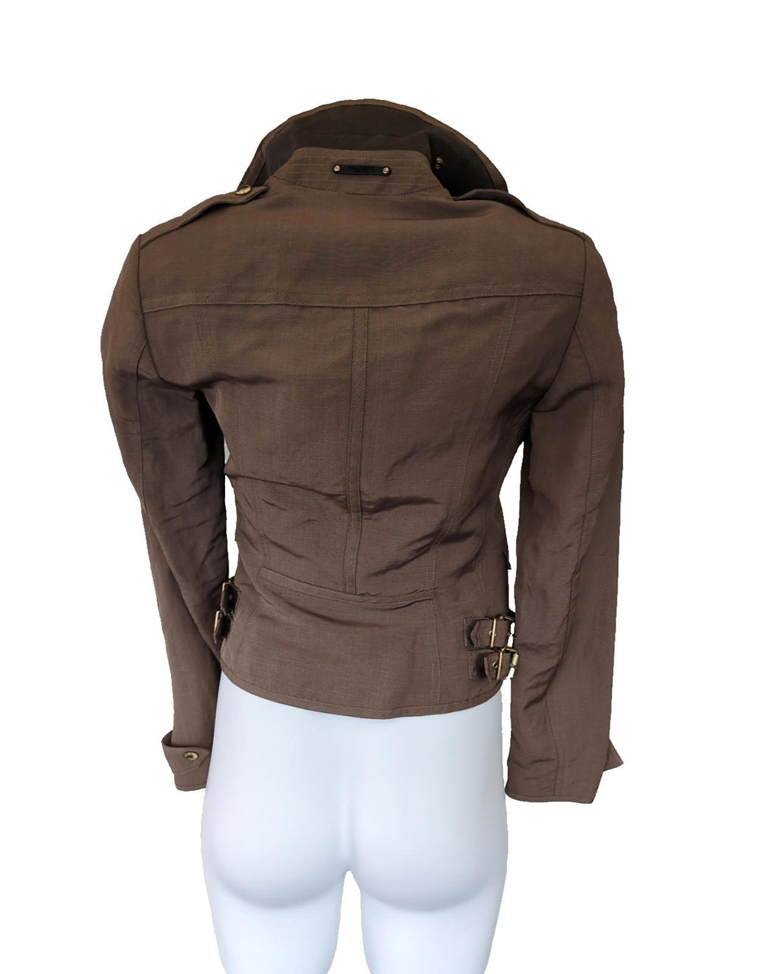 Burberry Biker Jacket Fabric UK 6 USA 4 IT 38 Lightweight NWT
