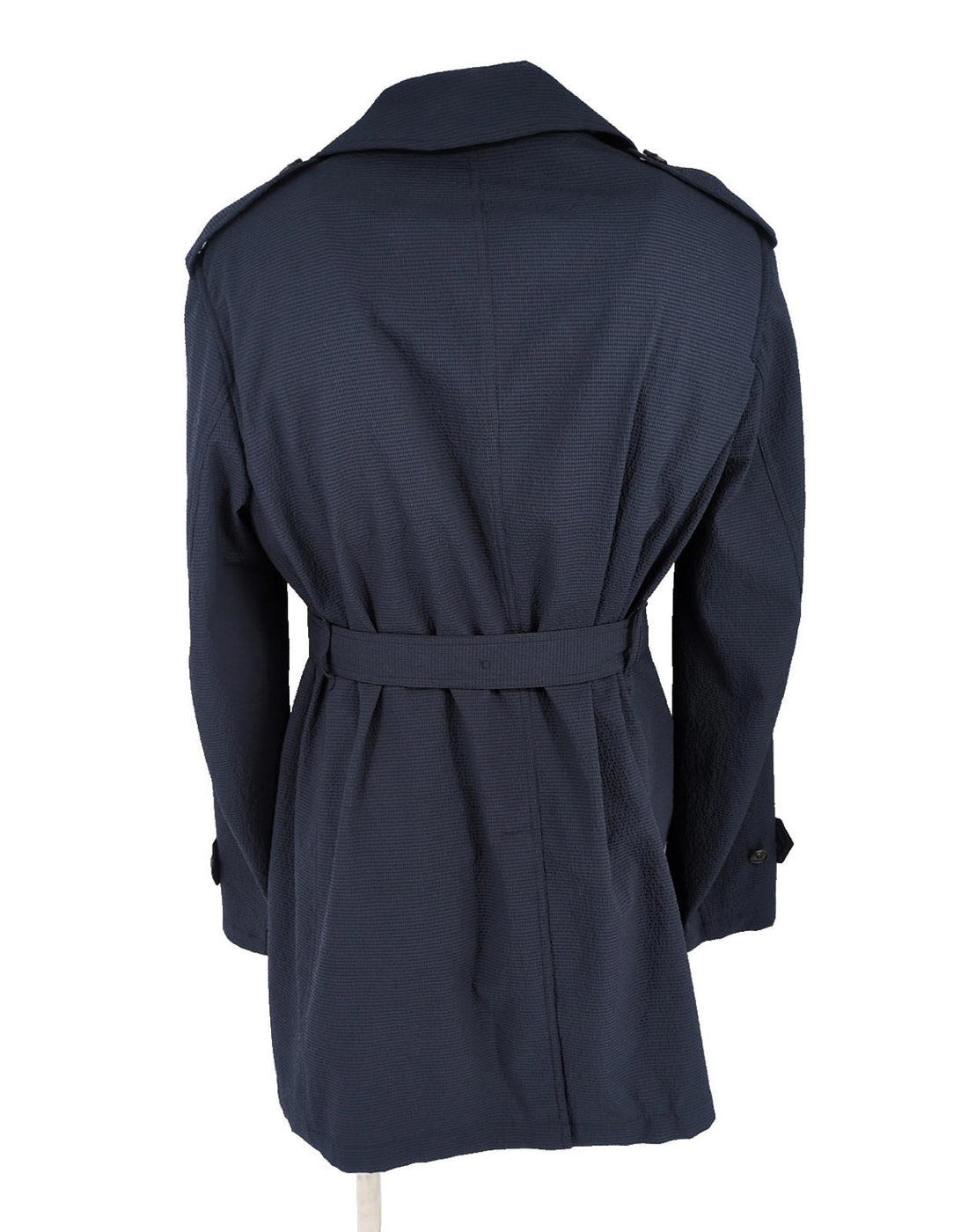 Burberry Trench Coat XL IT 54 44" Chest Navy Lightweight Jacket