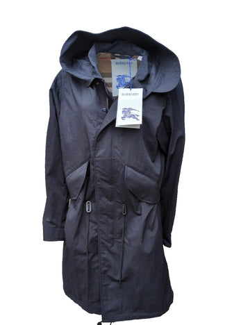 Burberry Black Coat XS Rain Jacket Verwood 2025 BNWT RRP £1090 Hooded