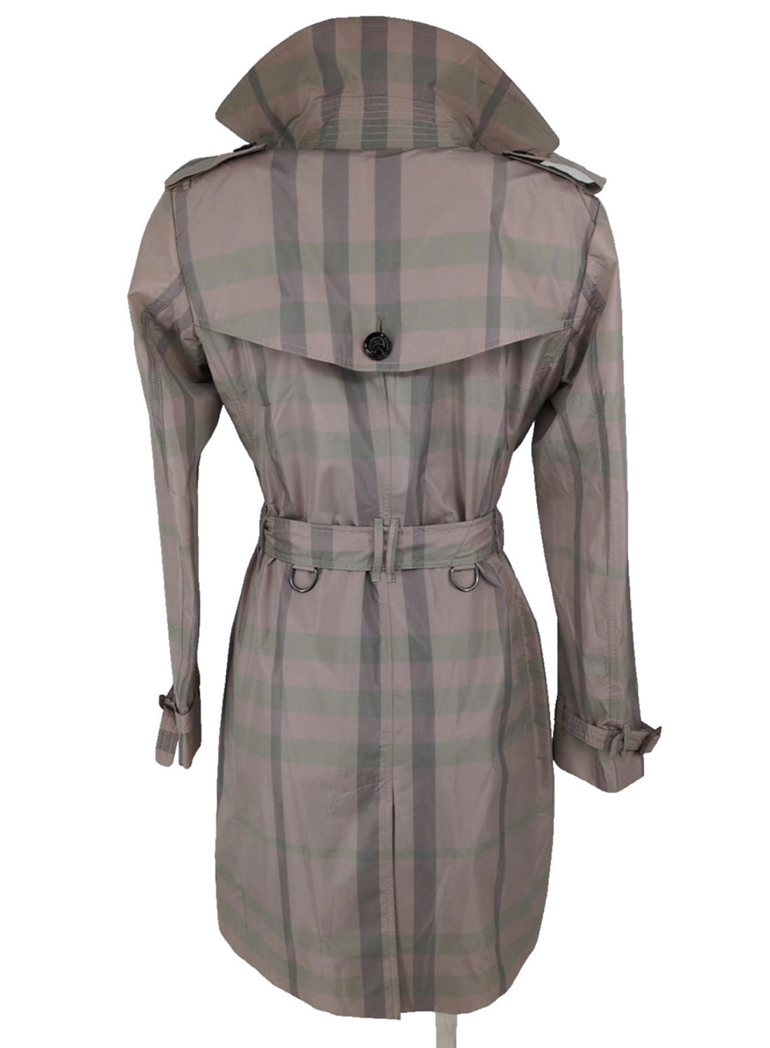 Burberry Trench Coat 8 UK Kensington Pink S US 6 Lightweight Mid Length