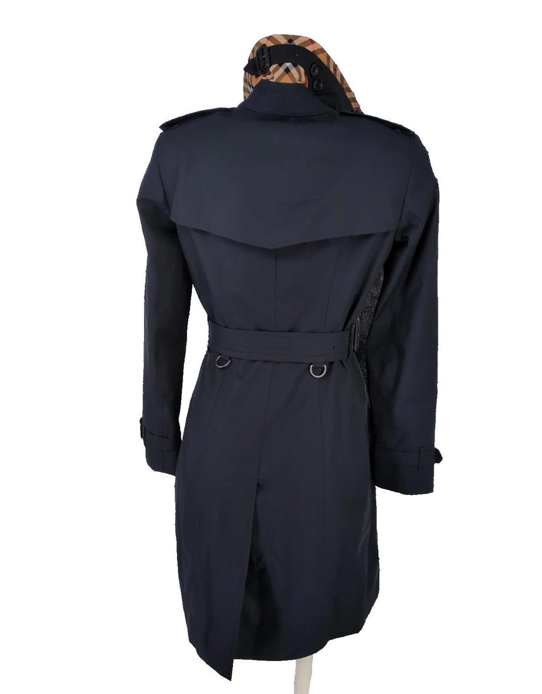 Burberry Trench Coat Chelsea UK 6 USA 4 IT 38 Heritage Mid Length Midnight Navy