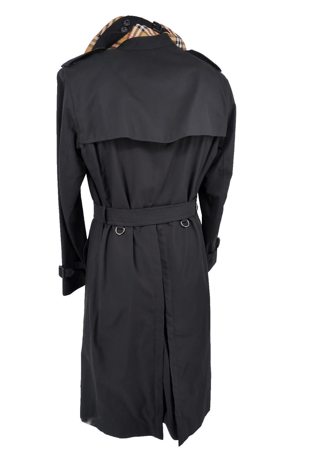 Burberry Trench Coat IT 52 Large Chelsea Black Long UK L 42" Chest BNWT Heritage