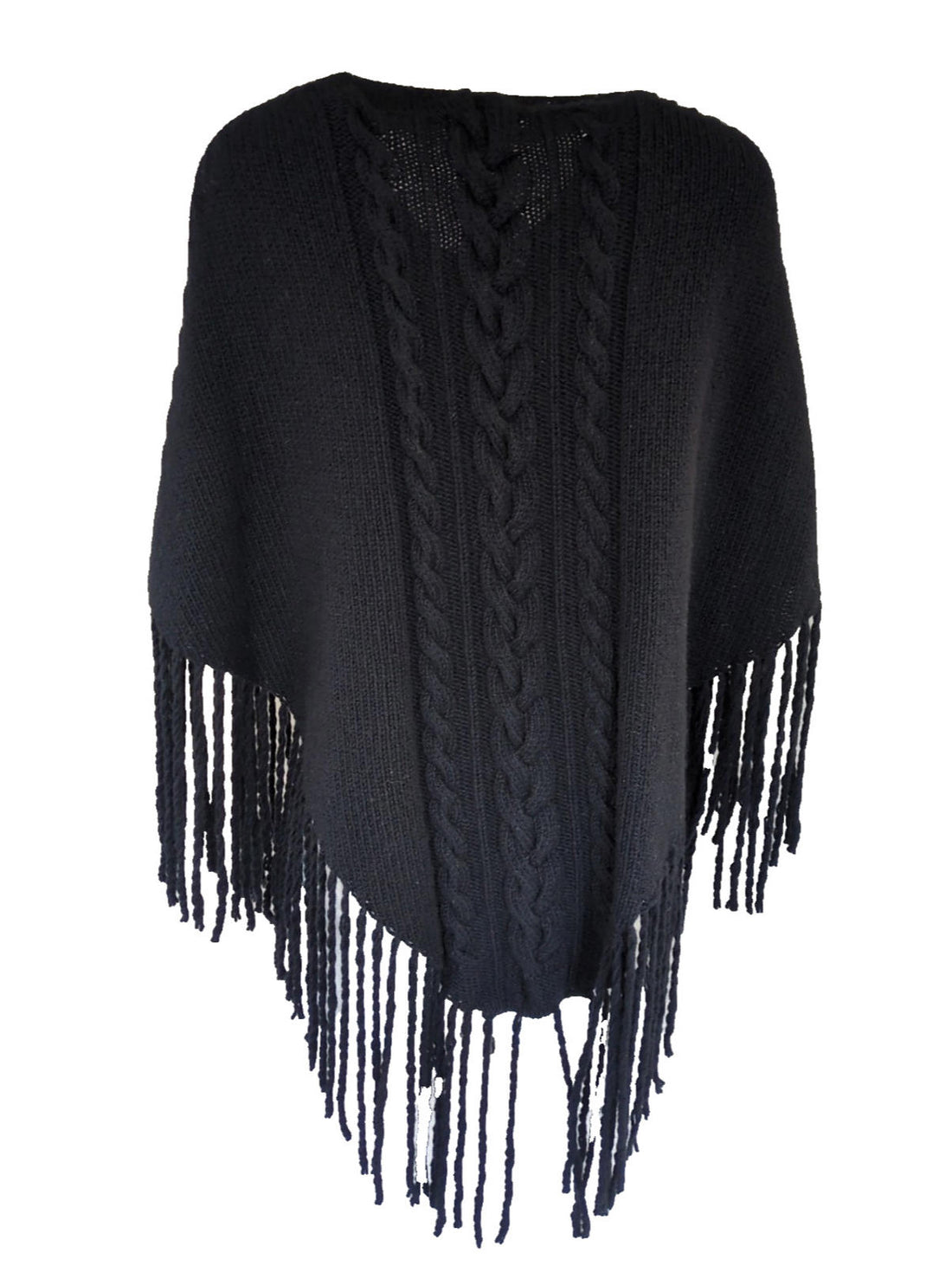 Burberry Cape Black Merino Wool Cashmere S M L XL 6 8 10 12 14 Poncho Shawl
